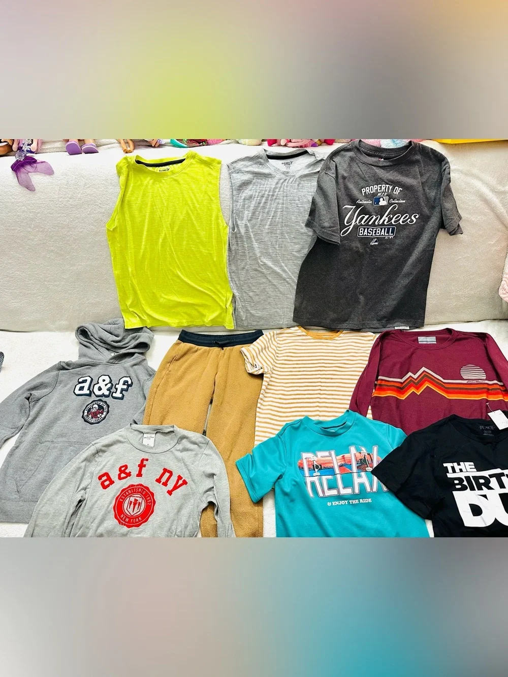 Lot Boys Clothes Tops Pants Size 10/11 Years Excellent Condition
